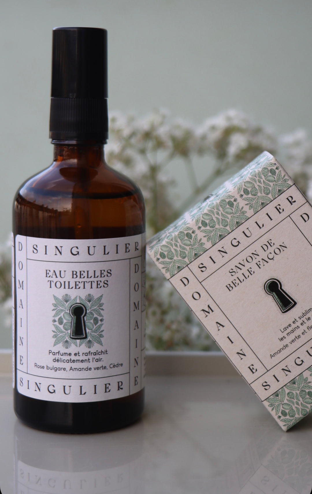 L'INDISPENSABLE DUO : EAU BELLES TOILETTES amande verte & SAVON DE BELLE FAÇON