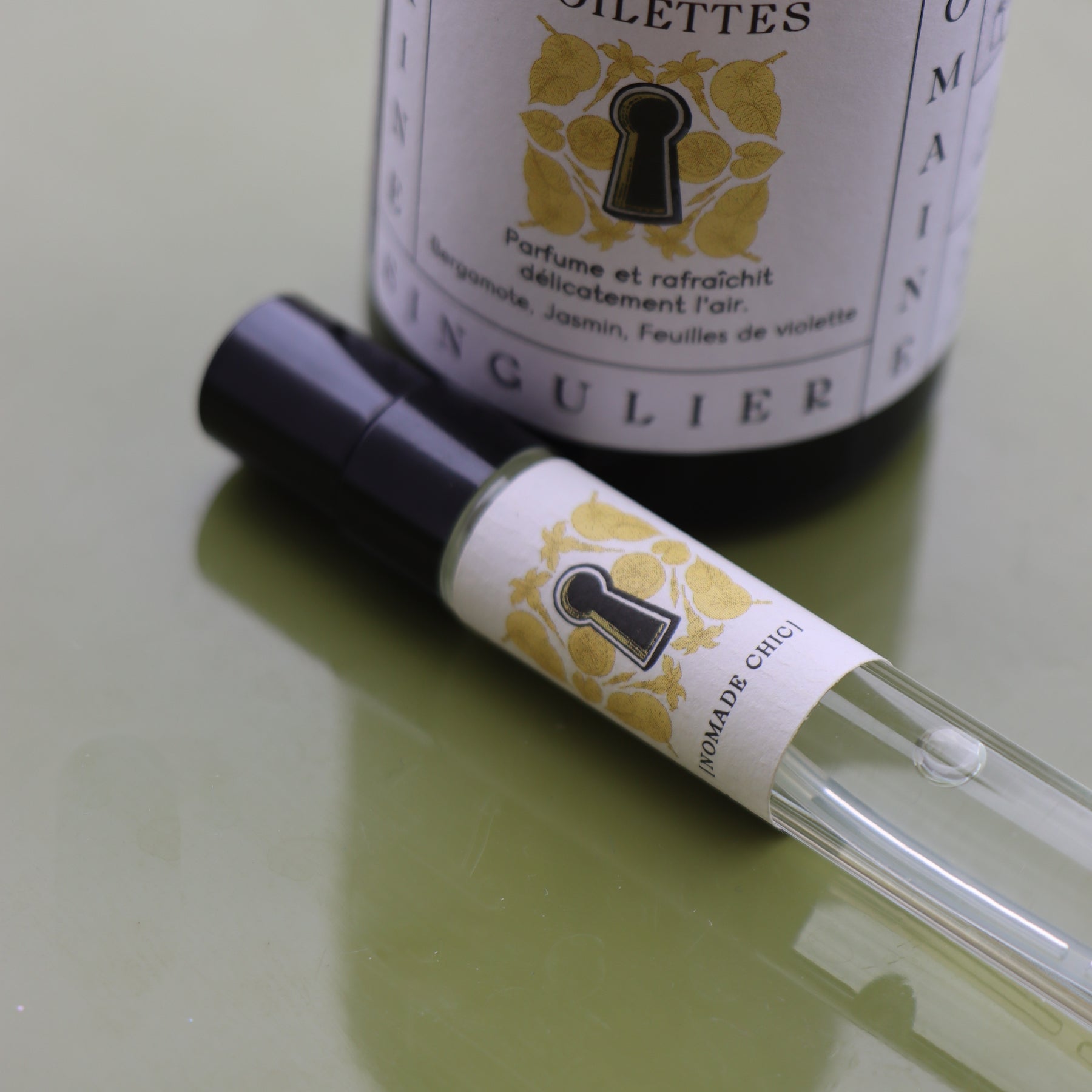 Eau Belles Toilettes de Domaine Singulier parfum bergamote en format nomade 10 ml