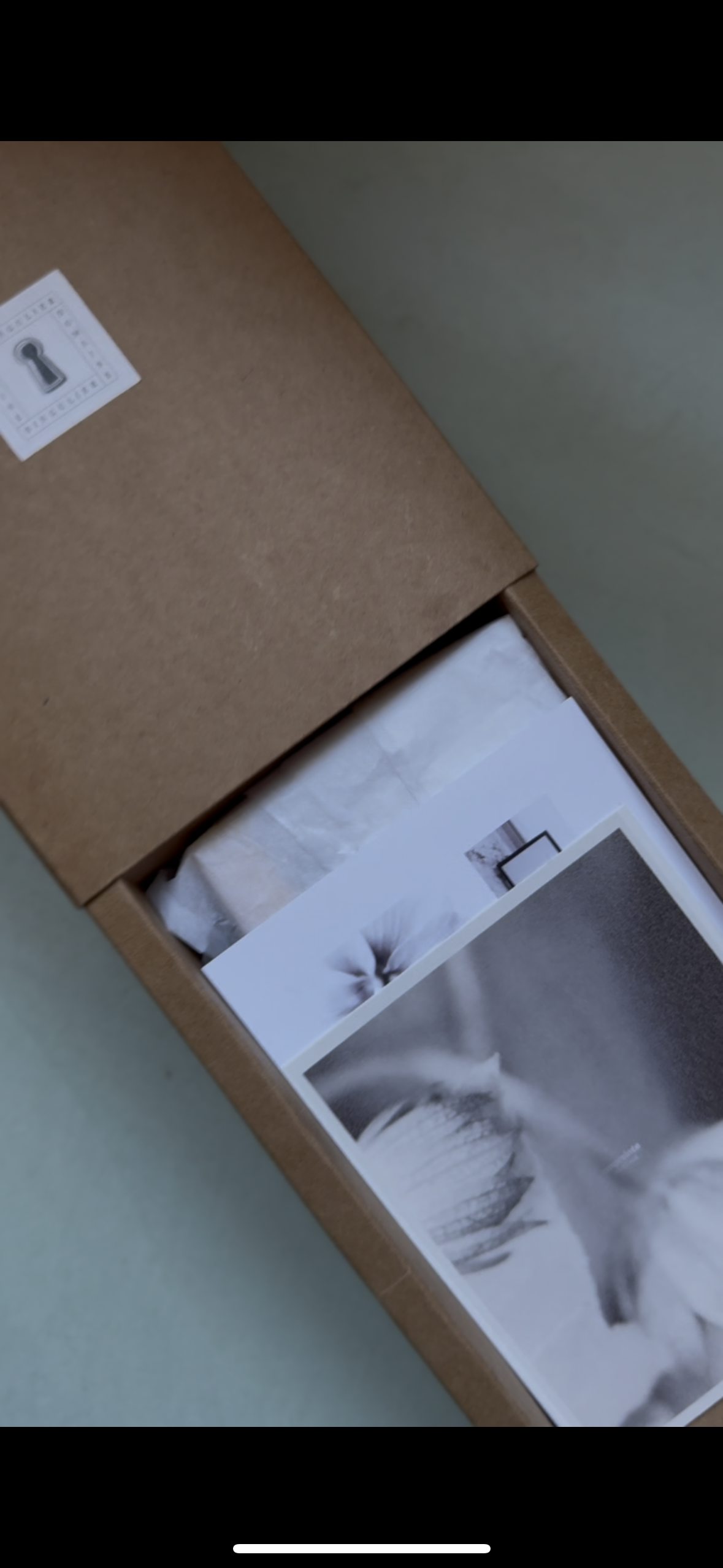 le coffret en kraft domaine singulier et ses jolies cartes imprimées