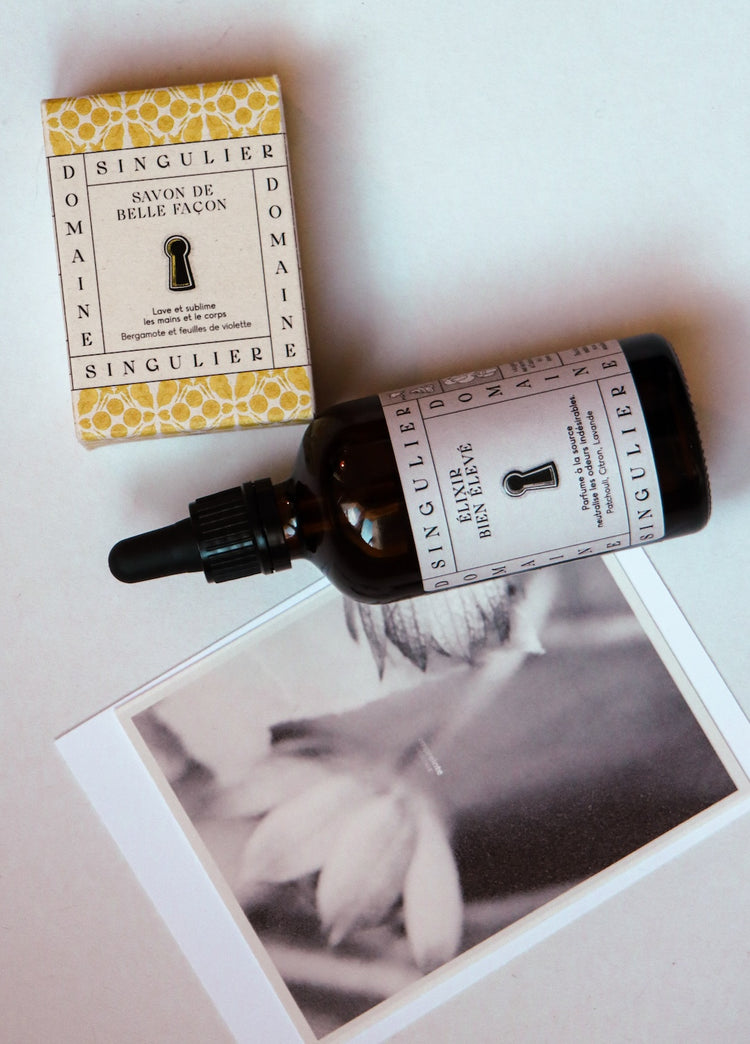 le coffret rituel bien élevé domaine singulier parfum pour les toilettes et savon solide naturel