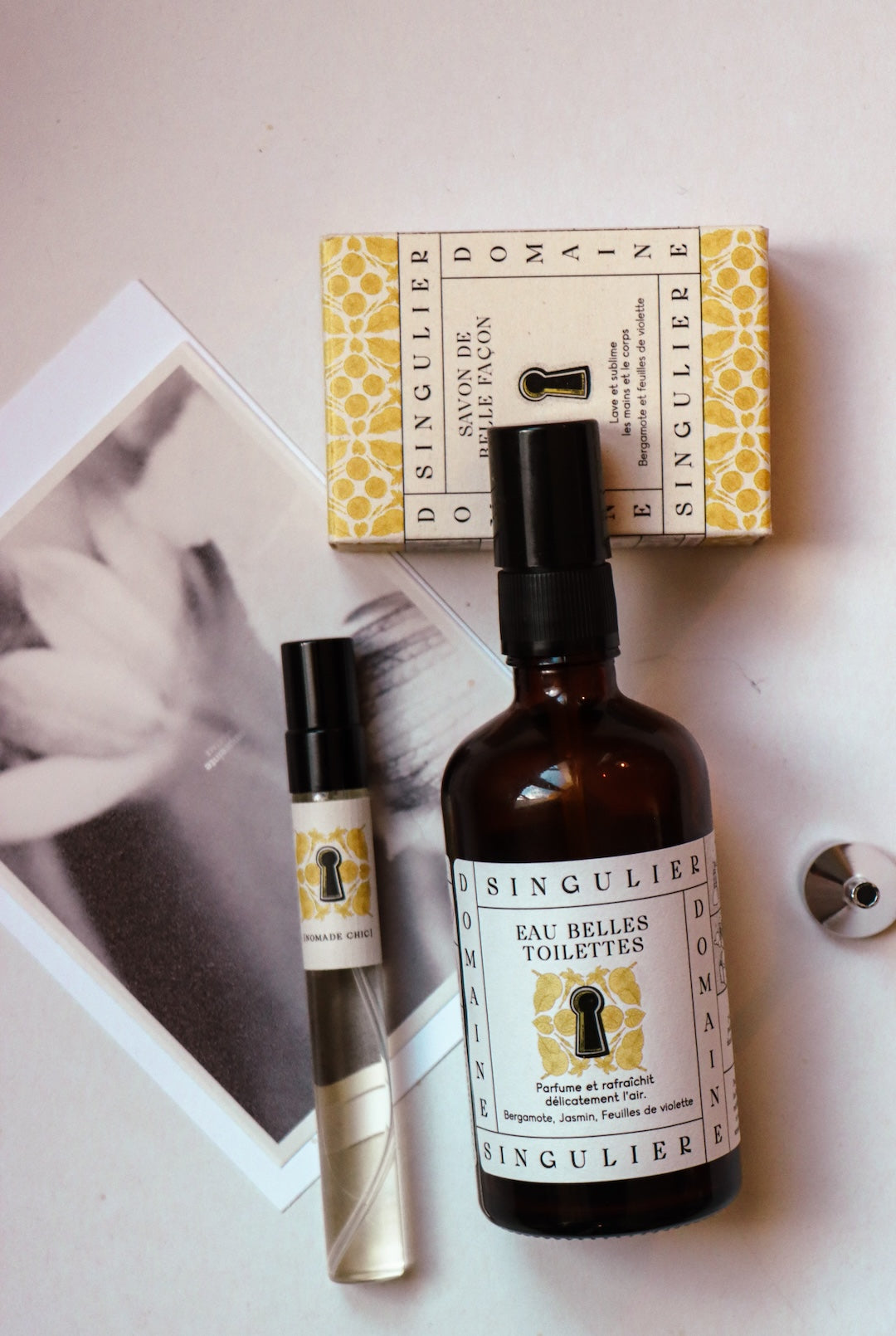 coffret cadeau domaine singulier rituel bergamote pour sublimer les lieux et le moment