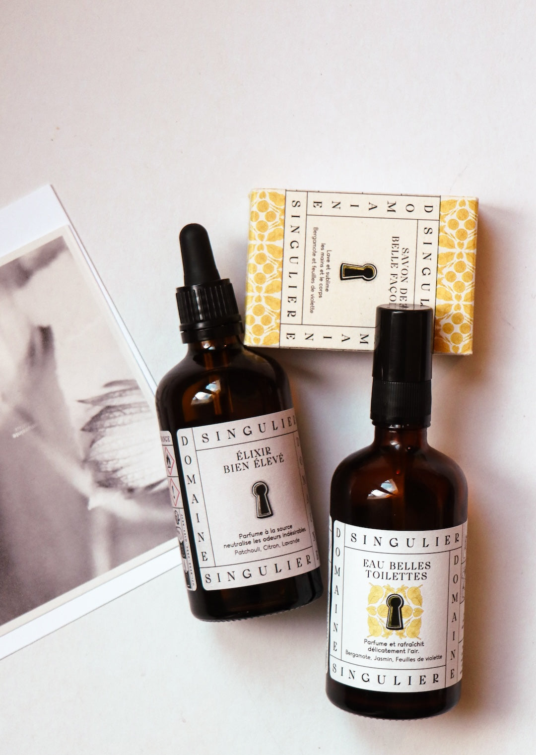 COFFRET RITUEL LUMINEUX - Trio Élixir, Eau belles Toilettes et savon bergamote