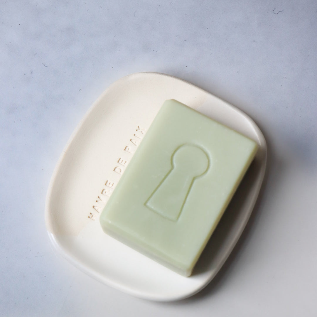 SAVON DE BELLE FAÇON hand and body care soap - green almond, cherry blossom