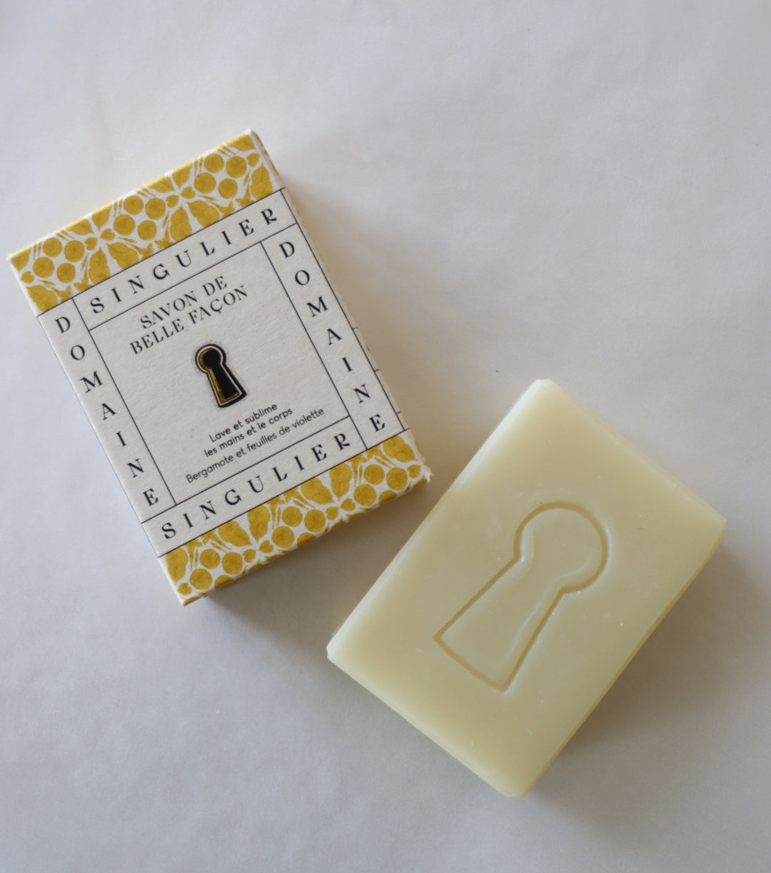 Coffret de Belle Façon  - duo savons soins parfumés naturels amande verte &amp; bergamote