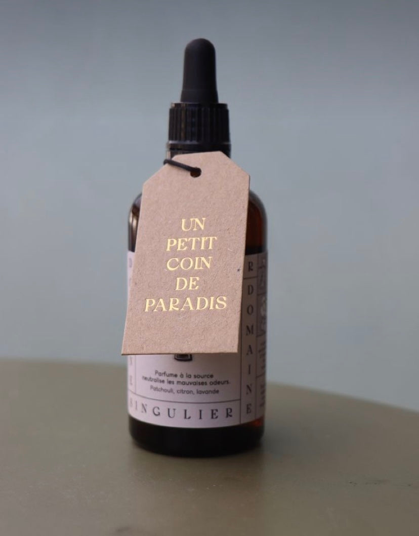Un petit coin de paradis telle est l'invitation avec Elixir Bien Elevé Domaine Singulier 
